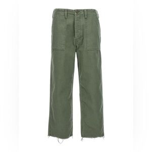 MOTHER Jeans the patch pocket private ankle fray